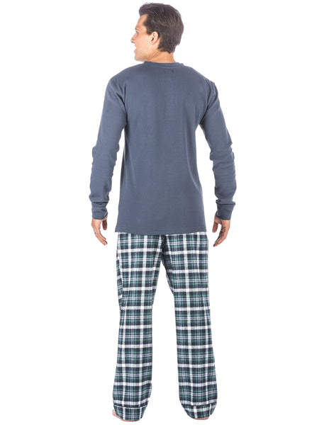 Noble Mount Mens Pajamas Set - 100% Cotton Flannel Pajamas for Men -  Gradient Plaid Red-Blue - Medium : : Clothing, Shoes & Accessories