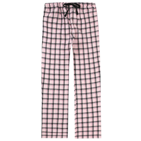 Womens 100% Cotton Lightweight Flannel Lounge Pants