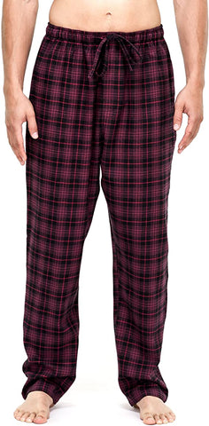 Mens 100% Cotton Flannel Lounge Pants