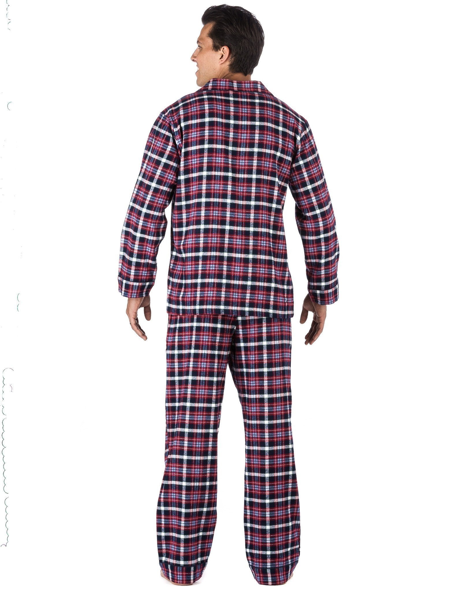 Women's Premium 100% Cotton Flannel Pajama Sleepwear Set (Relaxed