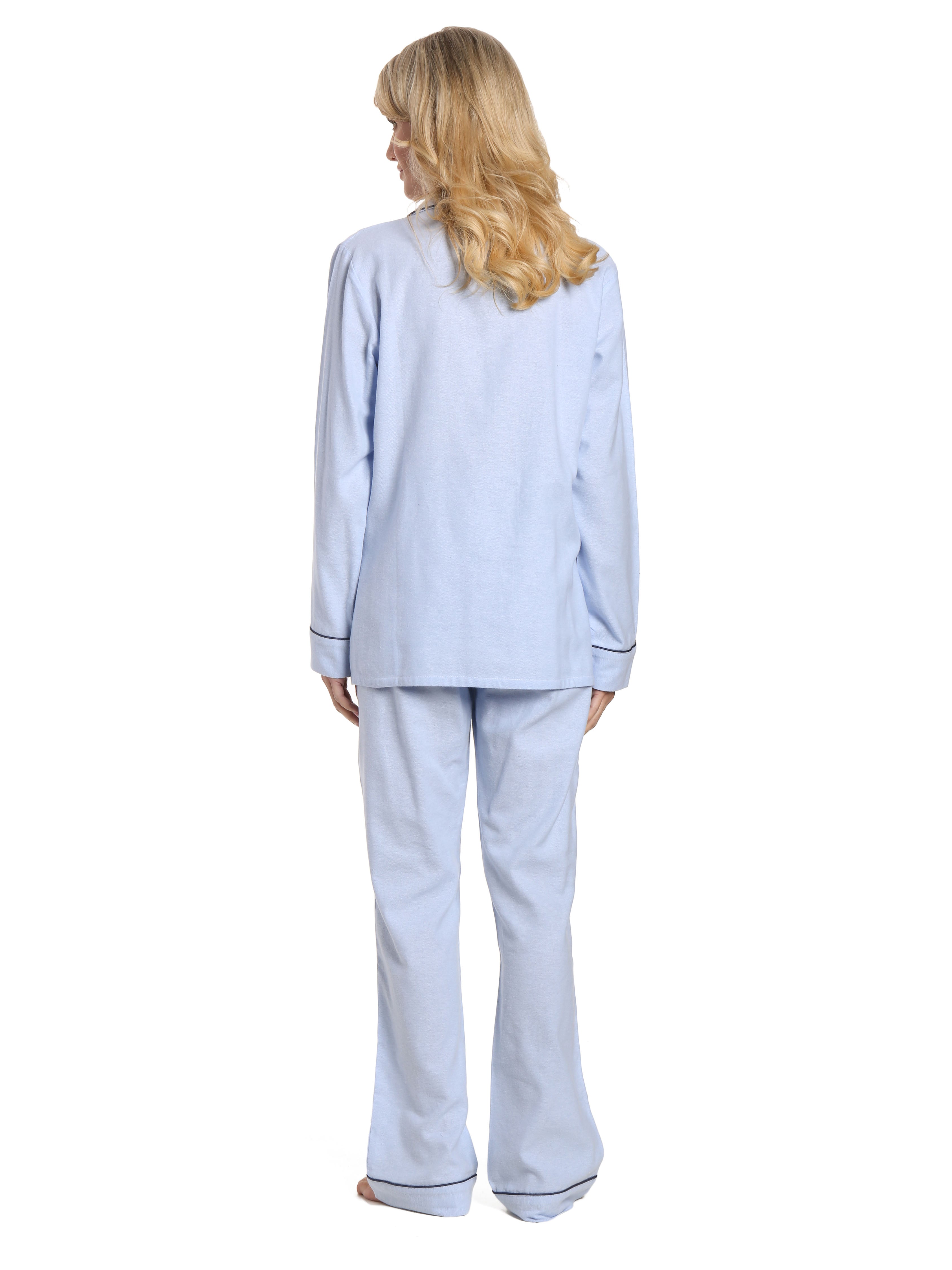 Womens 100% Cotton Lightweight Flannel Pajama Sleepwear Set - Herringb –  FlannelPeople